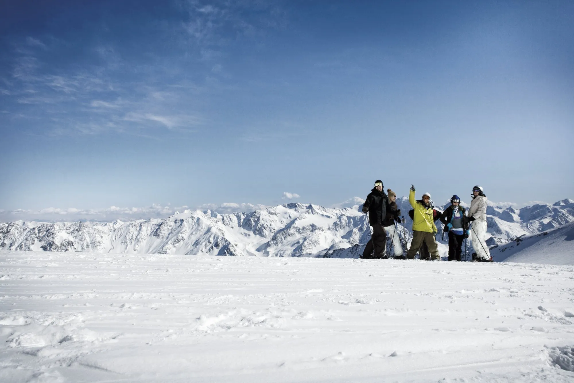Skifahren in Sölden — Gletscher-Skigebiet